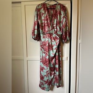 Zara Mint Wrap Dress